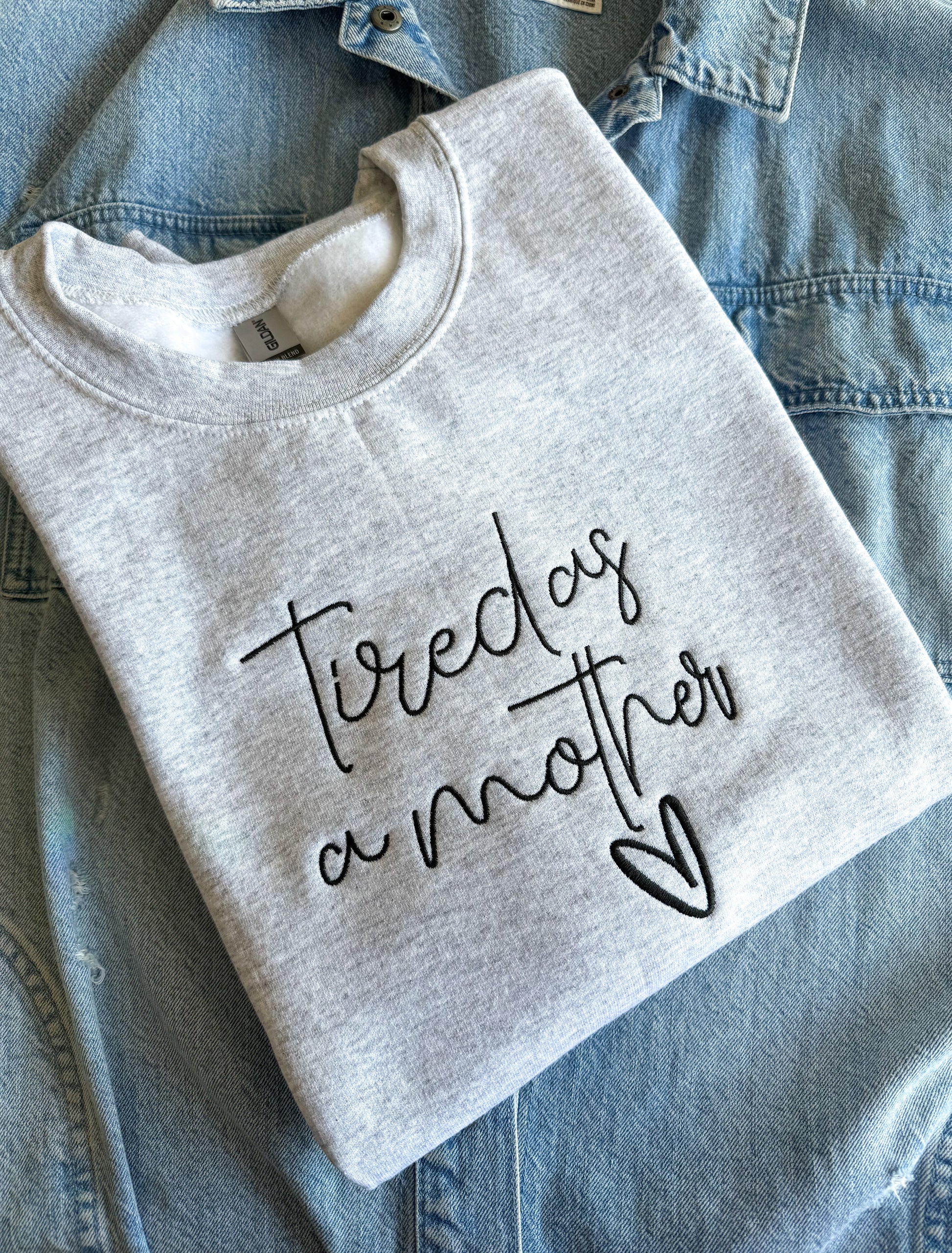 Tired As A Mother – Just Embroider It