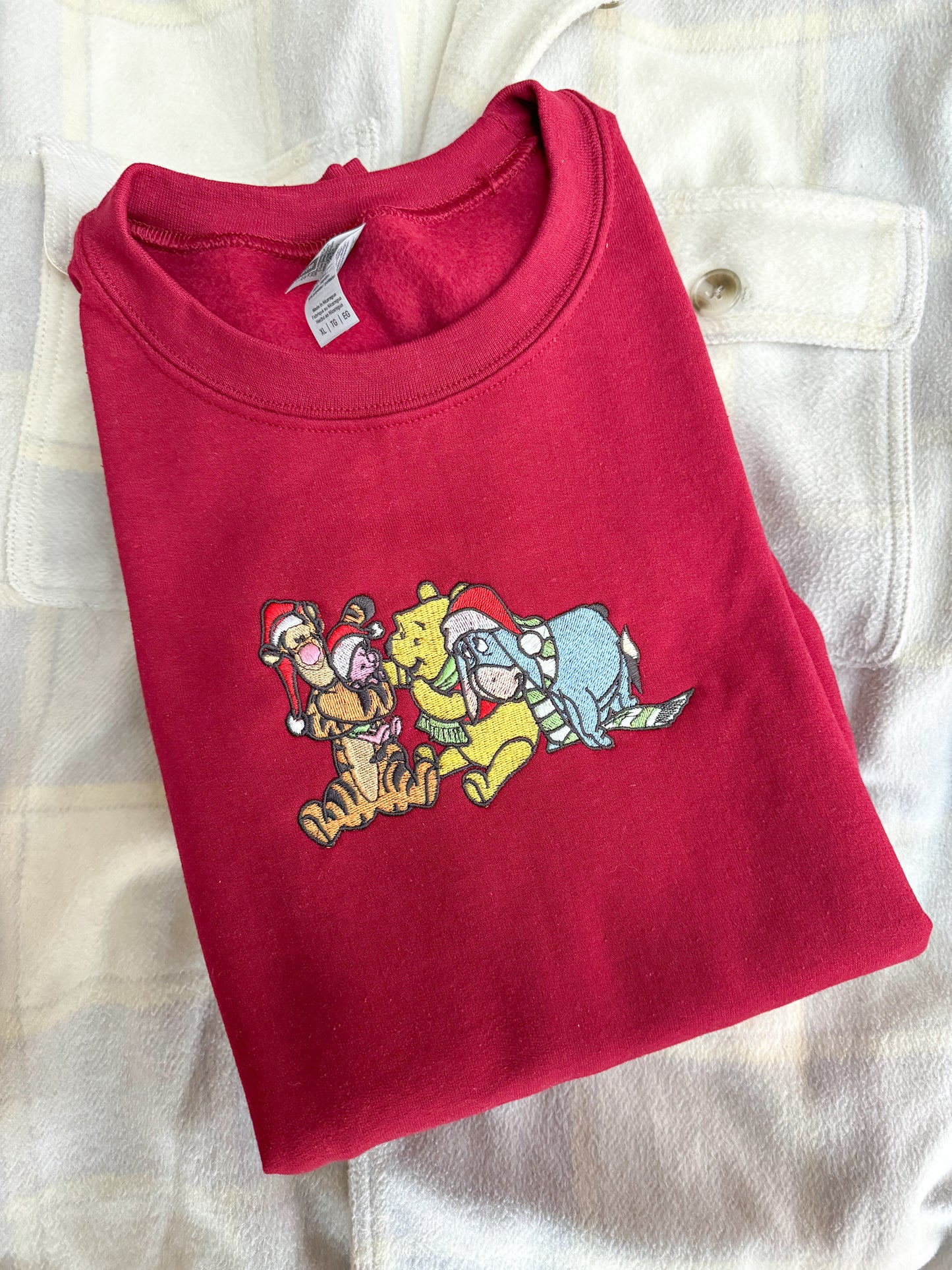 Christmas Winnie the Pooh Characters